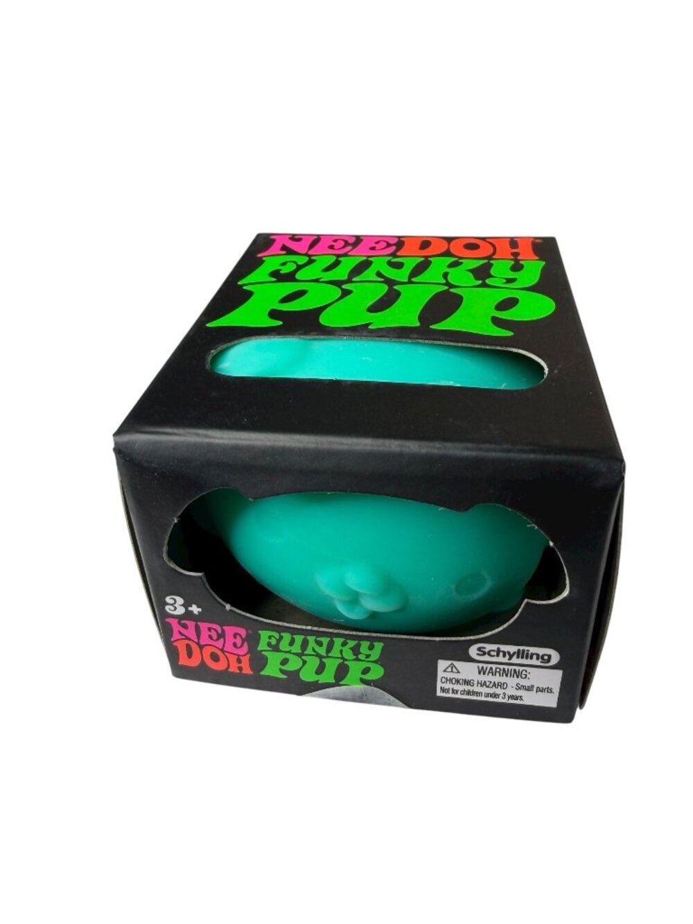 NeeDoh Funky Pup Teal Blue Schylling New in Box